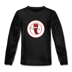 Holy Ghost Pepper - Kids' Premium Long Sleeve T-Shirt - charcoal gray