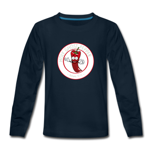 Holy Ghost Pepper - Kids' Premium Long Sleeve T-Shirt - deep navy