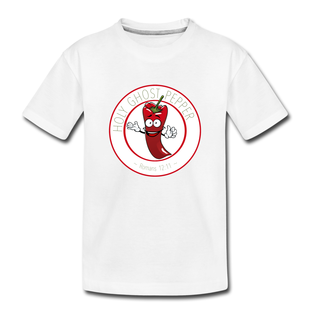 Holy Ghost Pepper - Toddler Premium T-Shirt - white