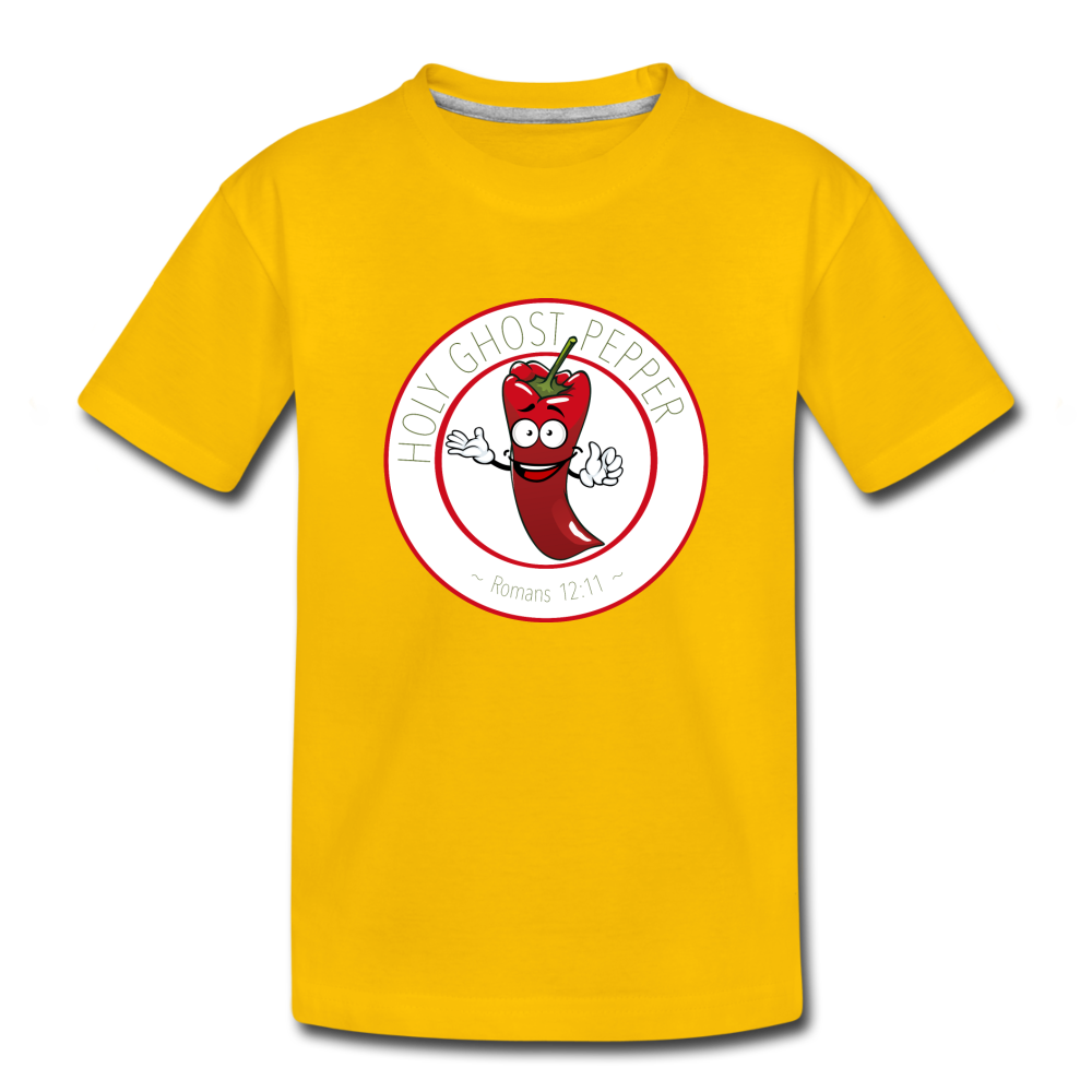 Holy Ghost Pepper - Toddler Premium T-Shirt - sun yellow