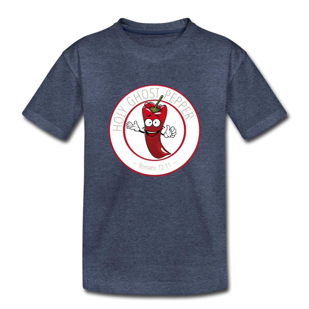 Holy Ghost Pepper - Toddler Premium T-Shirt - heather blue