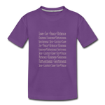 Fruit of the Spirit - Toddler Premium T-Shirt - purple
