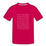 Fruit of the Spirit - Toddler Premium T-Shirt - dark pink