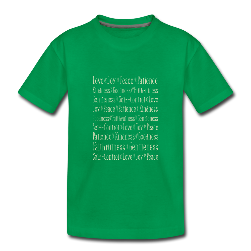 Fruit of the Spirit - Toddler Premium T-Shirt - kelly green