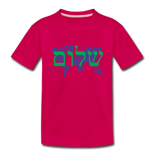 Peace on Earth - Toddler Premium T-Shirt - dark pink