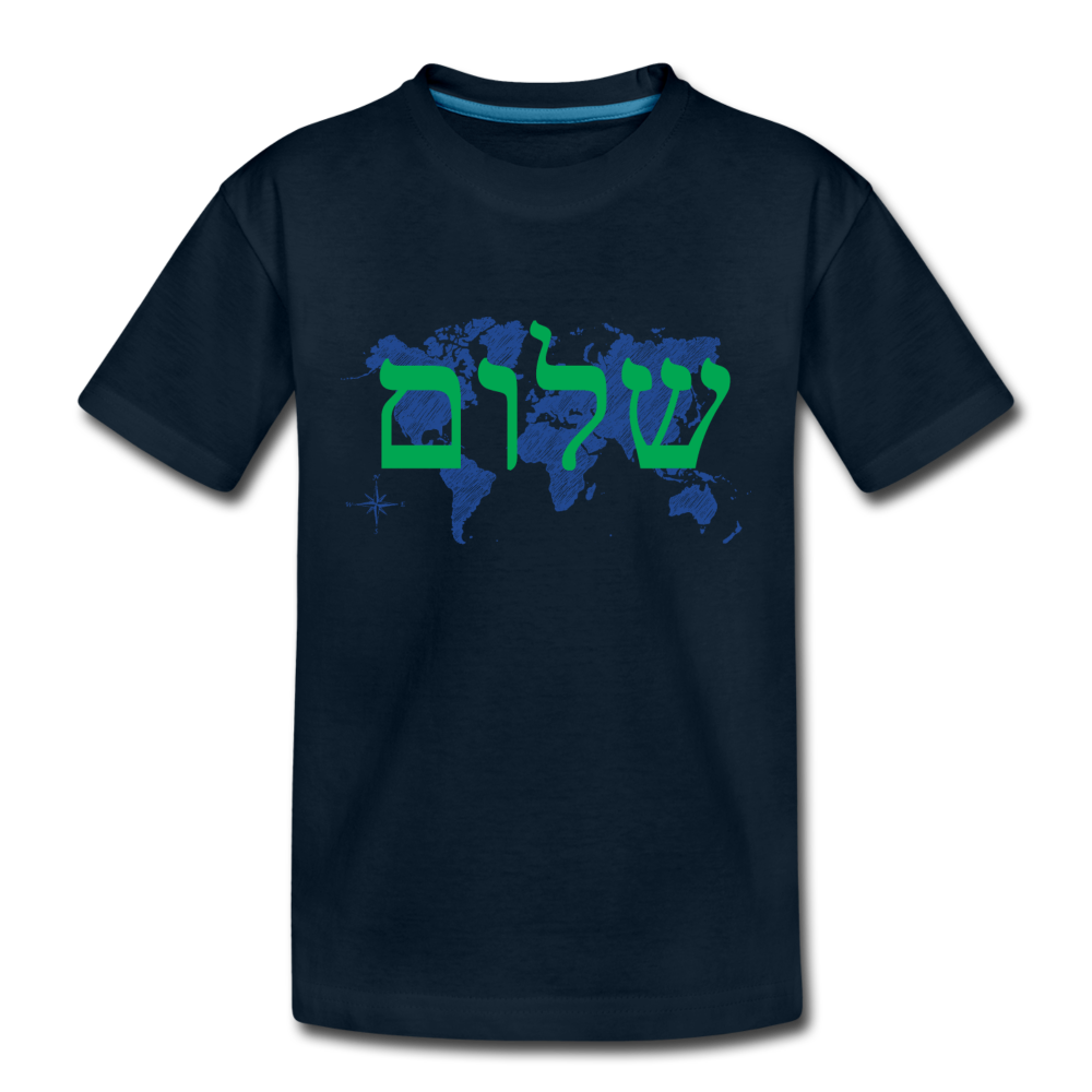 Peace on Earth - Toddler Premium T-Shirt - deep navy