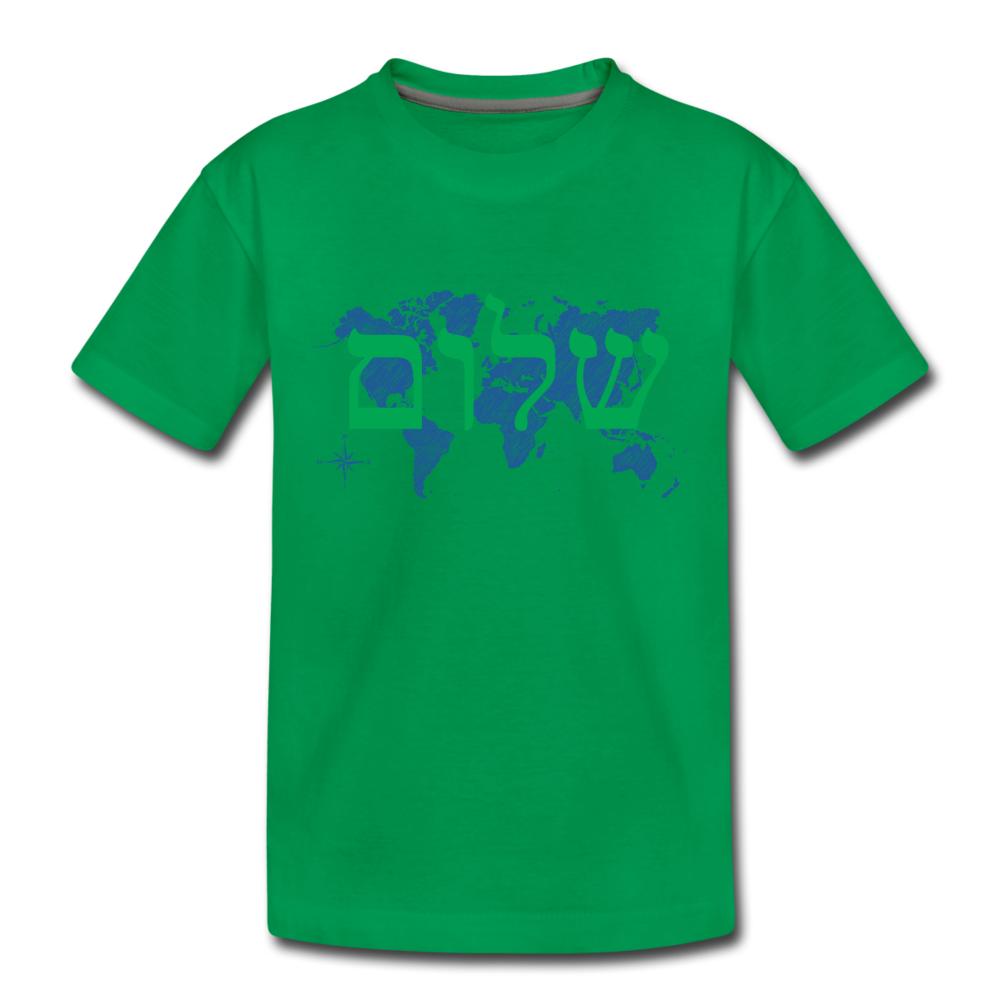 Peace on Earth - Toddler Premium T-Shirt - kelly green