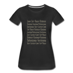 Fruit of the Spirit - Women’s Premium T-Shirt - black
