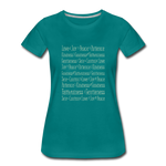Fruit of the Spirit - Women’s Premium T-Shirt - teal