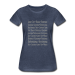 Fruit of the Spirit - Women’s Premium T-Shirt - heather blue