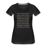Fruit of the Spirit - Women’s Premium T-Shirt - charcoal gray