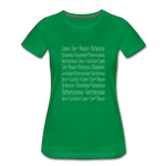 Fruit of the Spirit - Women’s Premium T-Shirt - kelly green