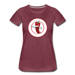 Holy Ghost Pepper - Women’s Premium T-Shirt - heather burgundy