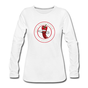 Holy Ghost Pepper - Women's Premium Long Sleeve T-Shirt - white
