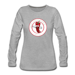 Holy Ghost Pepper - Women's Premium Long Sleeve T-Shirt - heather gray