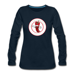 Holy Ghost Pepper - Women's Premium Long Sleeve T-Shirt - deep navy