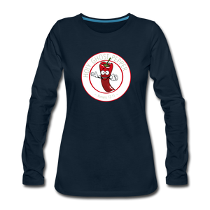 Holy Ghost Pepper - Women's Premium Long Sleeve T-Shirt - deep navy