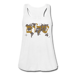 Peace on Earth - Women's Flowy Tank Top - white