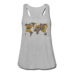 Peace on Earth - Women's Flowy Tank Top - heather gray