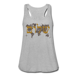 Peace on Earth - Women's Flowy Tank Top - heather gray