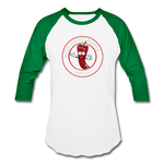 Holy Ghost Pepper - Baseball T-Shirt - white/kelly green