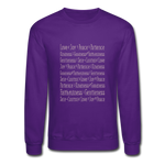 Fruit of the Spirit - Crewneck Sweatshirt - purple