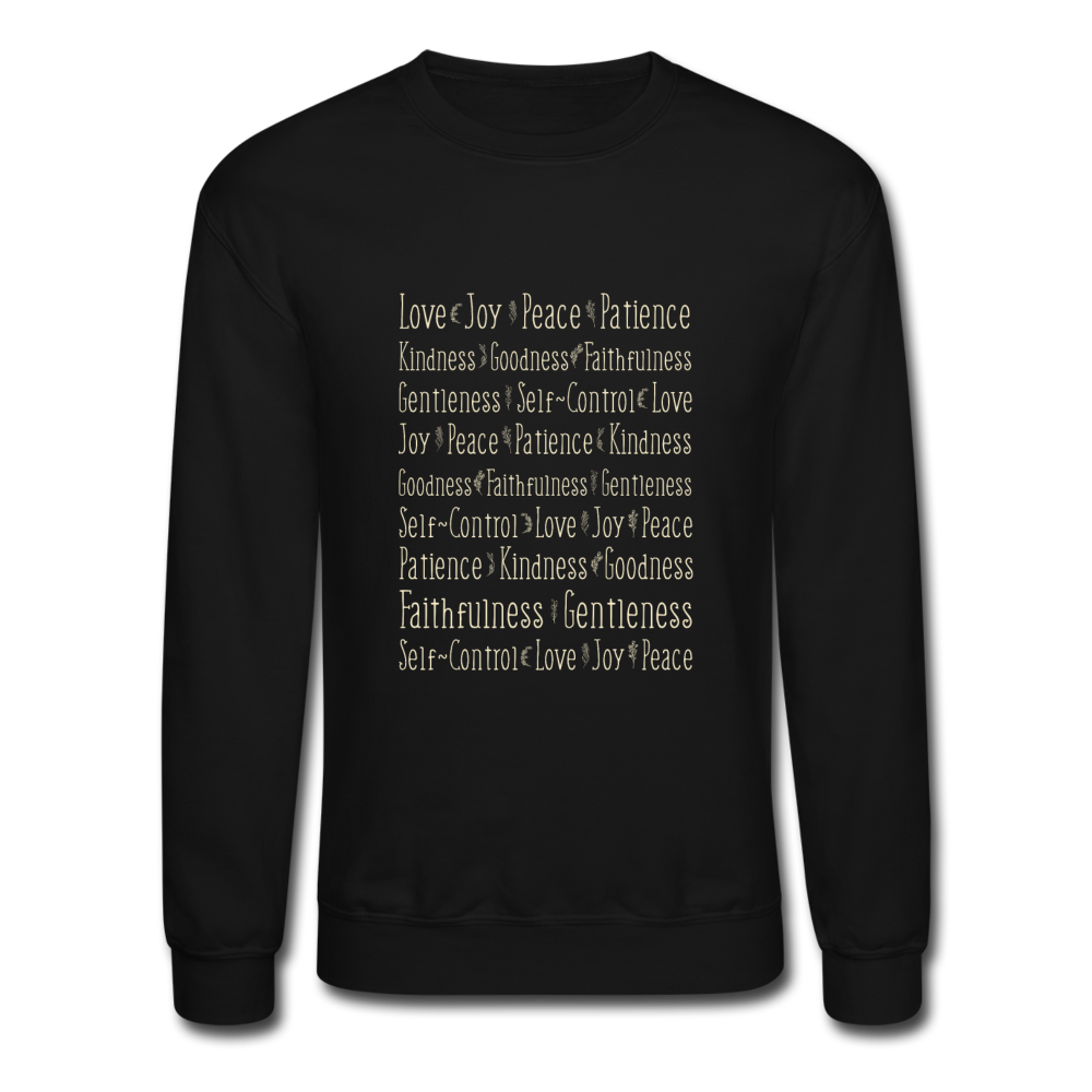 Fruit of the Spirit - Crewneck Sweatshirt - black