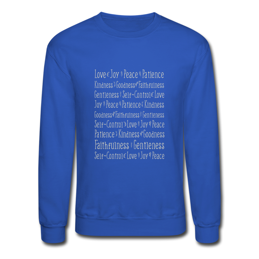 Fruit of the Spirit - Crewneck Sweatshirt - royal blue