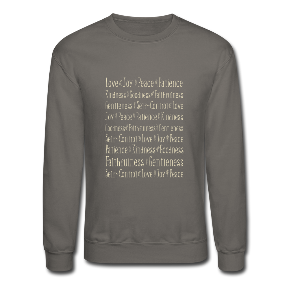Fruit of the Spirit - Crewneck Sweatshirt - asphalt gray