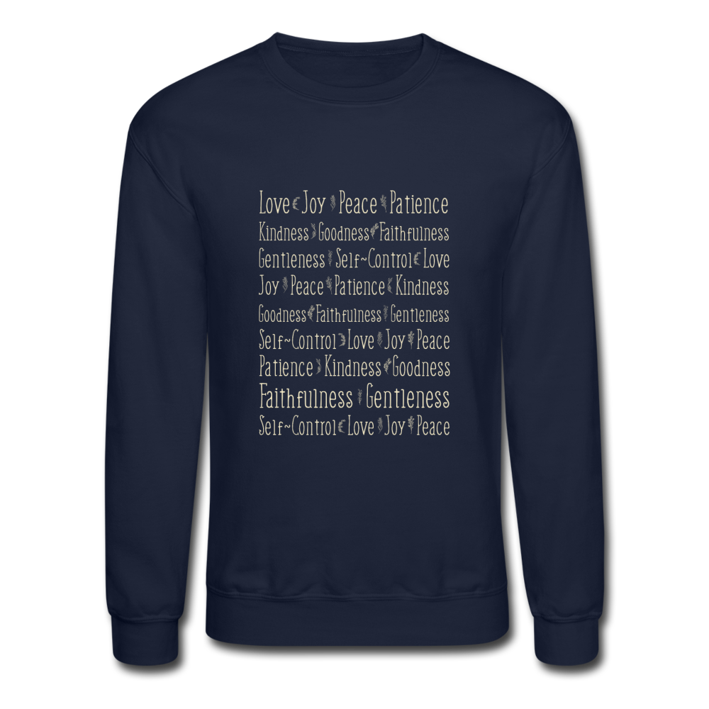 Fruit of the Spirit - Crewneck Sweatshirt - navy
