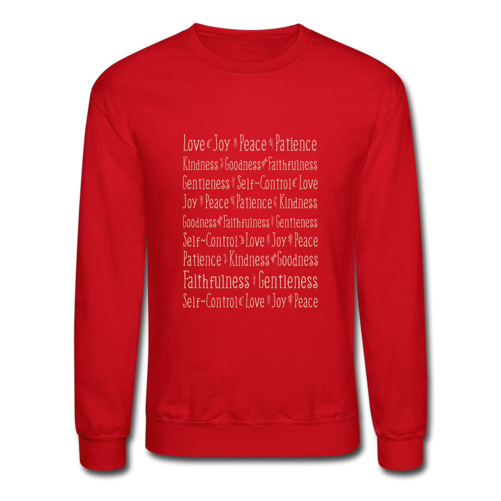 Fruit of the Spirit - Crewneck Sweatshirt - red
