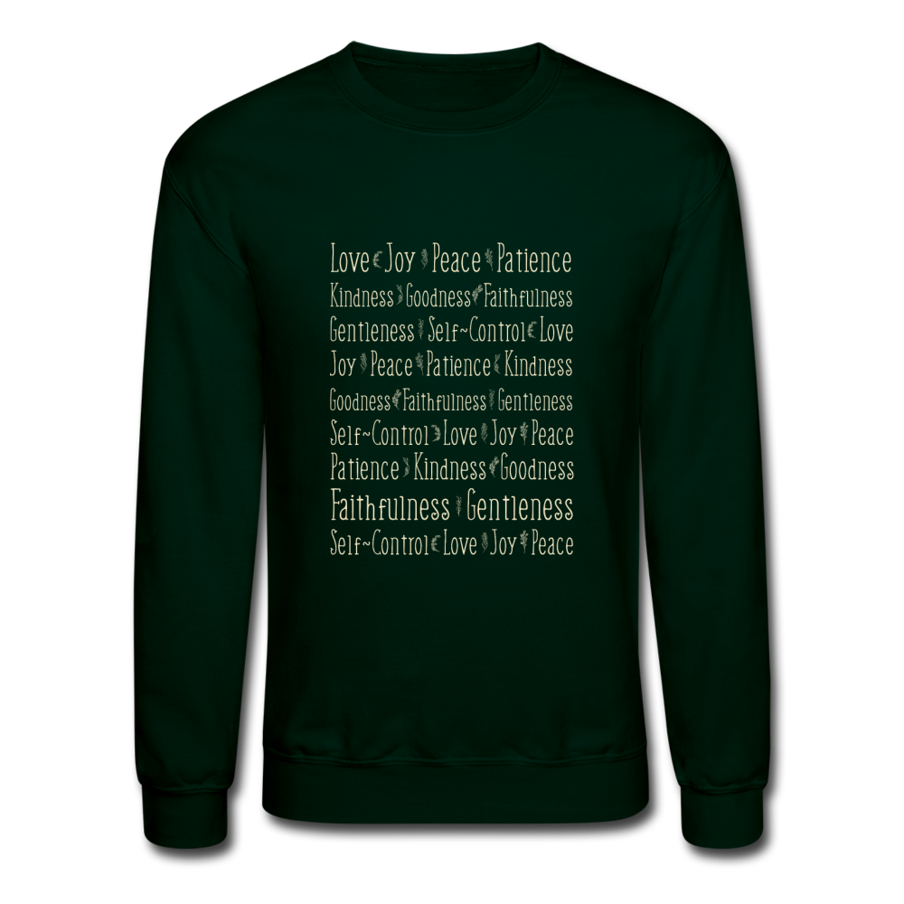 Fruit of the Spirit - Crewneck Sweatshirt - forest green