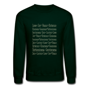 Fruit of the Spirit - Crewneck Sweatshirt - forest green