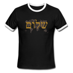 Peace on Earth - Men's Ringer T-Shirt - black/white