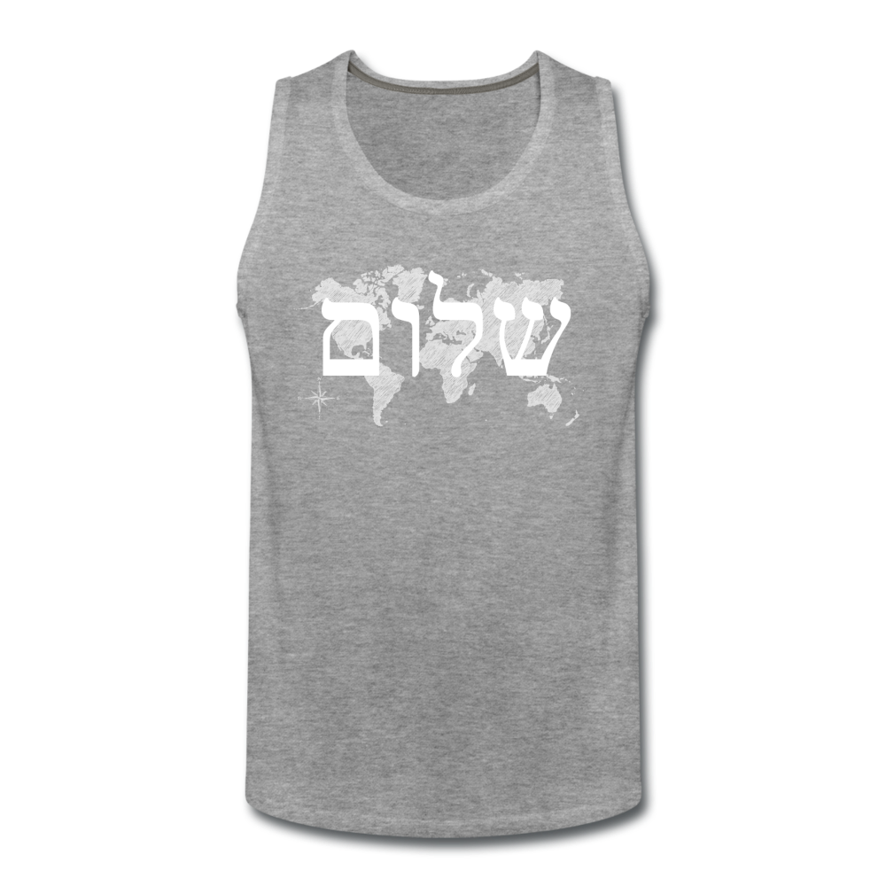 Peace on Earth - Men’s Premium Tank - heather gray