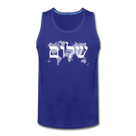 Peace on Earth - Men’s Premium Tank - royal blue