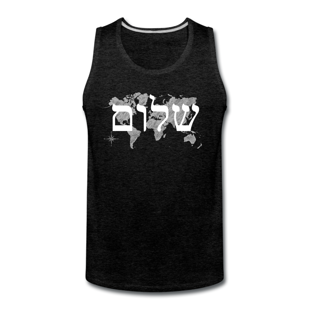 Peace on Earth - Men’s Premium Tank - charcoal gray