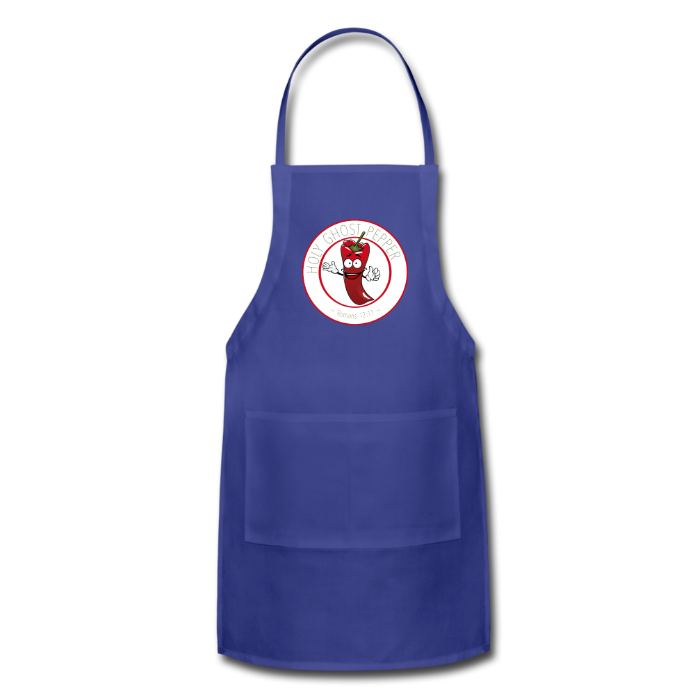 Holy Ghost Pepper - Adjustable Apron - royal blue