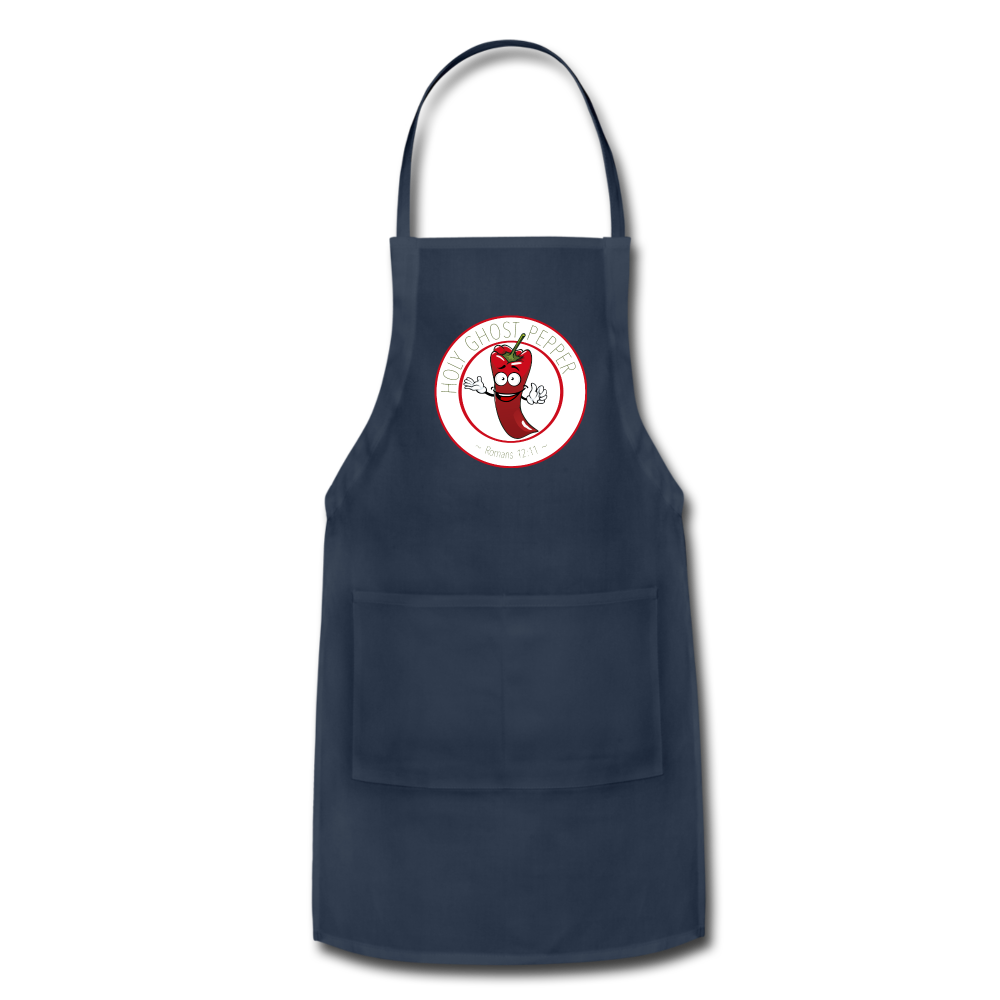 Holy Ghost Pepper - Adjustable Apron - navy