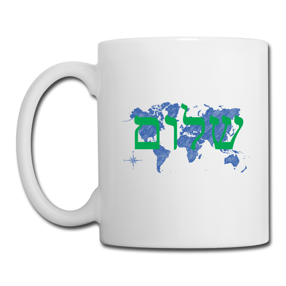 Peace on Earth - White Coffee/Tea Mug - white