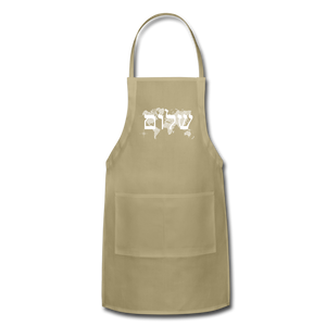 Peace on Earth - Adjustable Apron - khaki