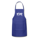 Peace on Earth - Adjustable Apron - royal blue