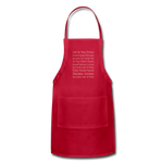 Fruit of the Spirit - Adjustable Apron - red