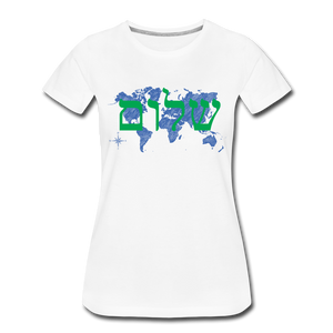 Peace on Earth - Women’s Premium T-Shirt - white