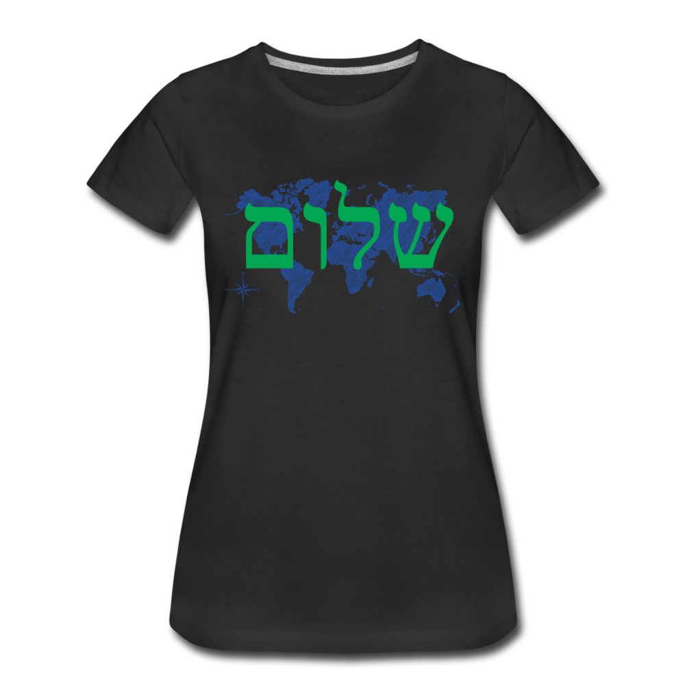 Peace on Earth - Women’s Premium T-Shirt - black