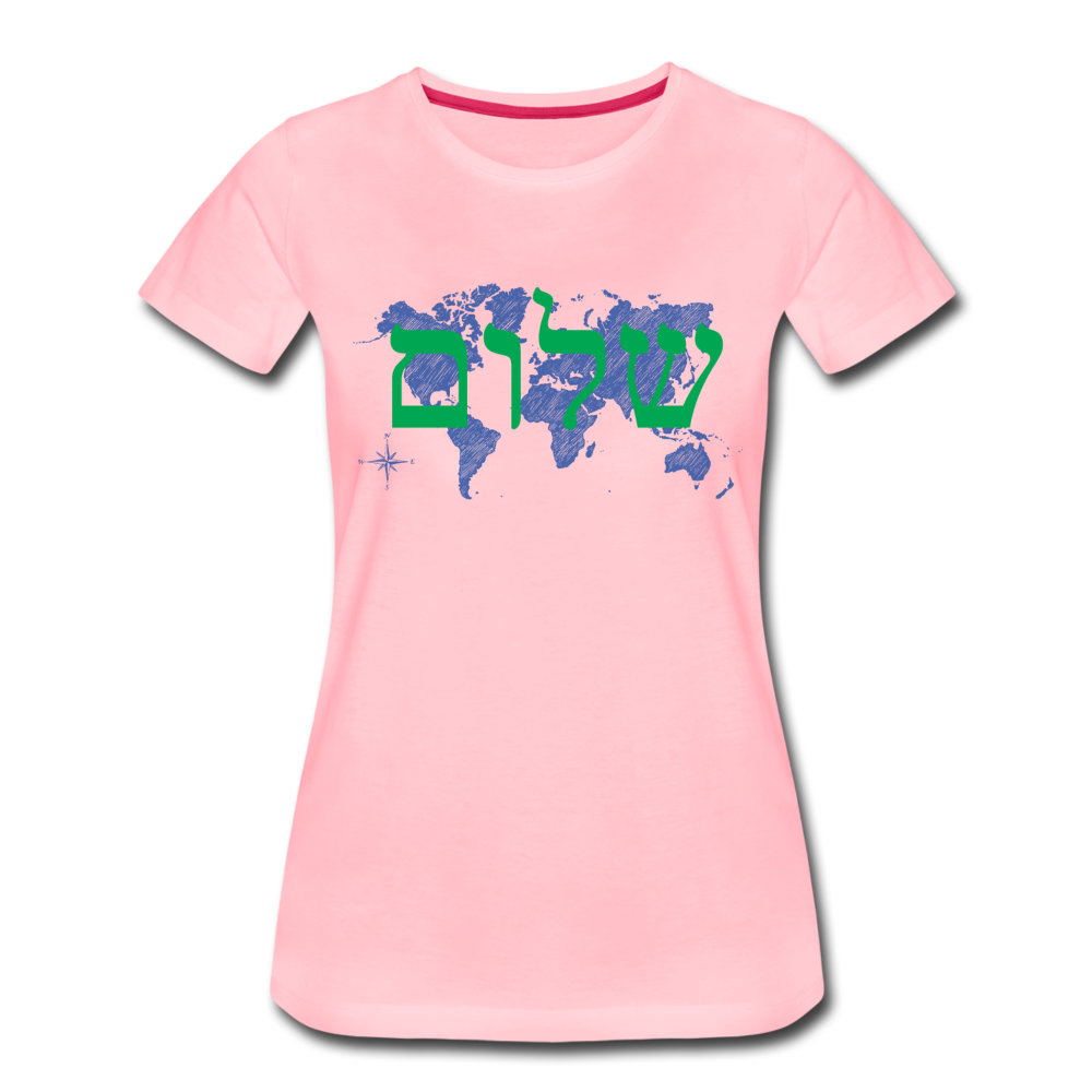 Peace on Earth - Women’s Premium T-Shirt - pink