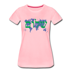 Peace on Earth - Women’s Premium T-Shirt - pink