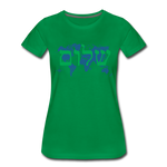 Peace on Earth - Women’s Premium T-Shirt - kelly green