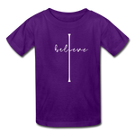 I Believe - Kids' T-Shirt - purple