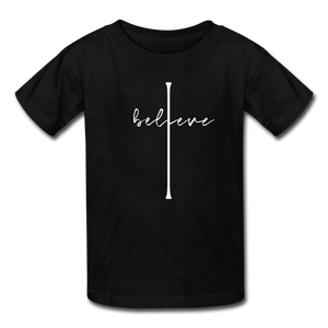 I Believe - Kids' T-Shirt - black